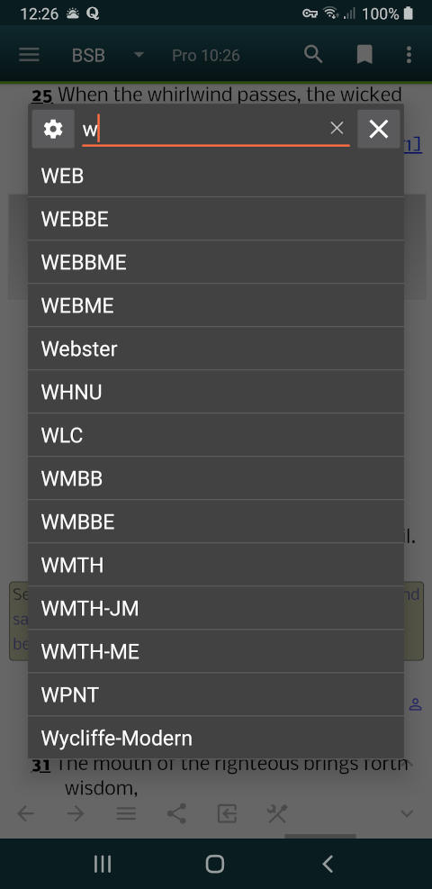 Module selector