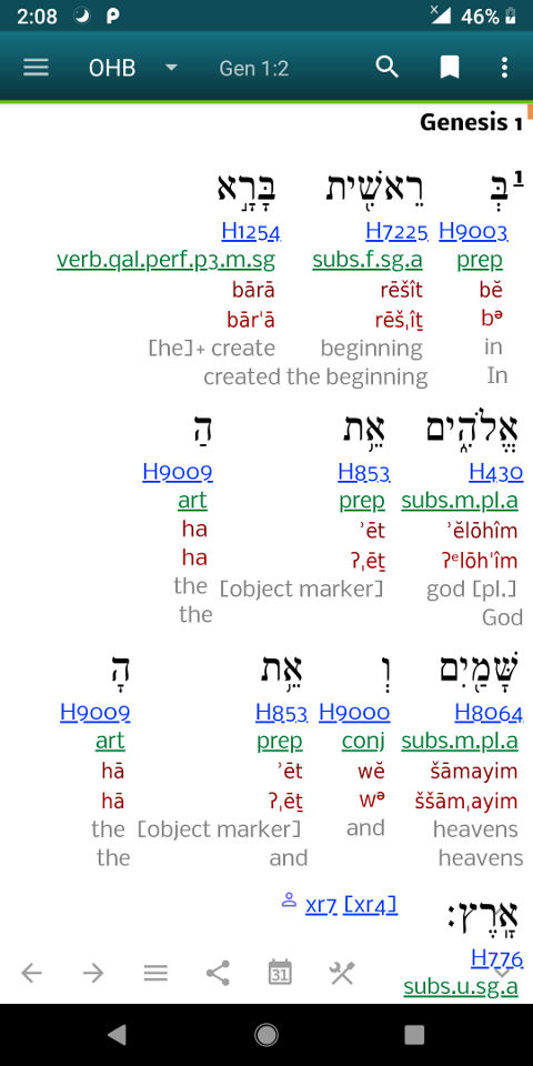 Open HB Interlinear