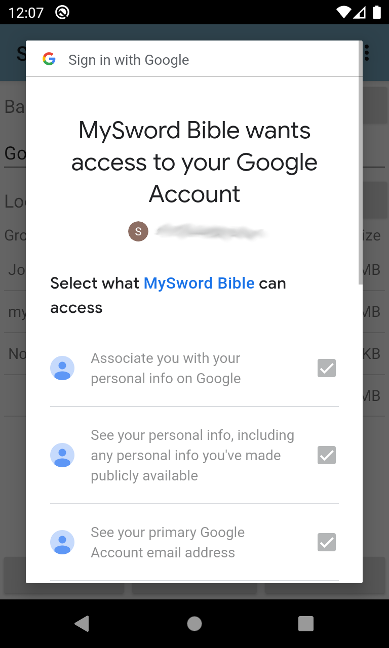 Sign in with Google